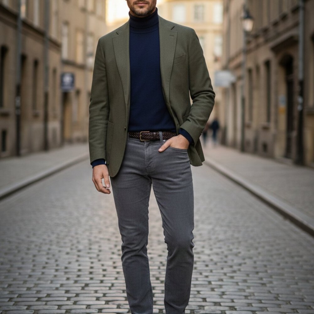 Premium Fine-Wale Grey Corduroy Trousers | Essential Fall/Winter Casual
